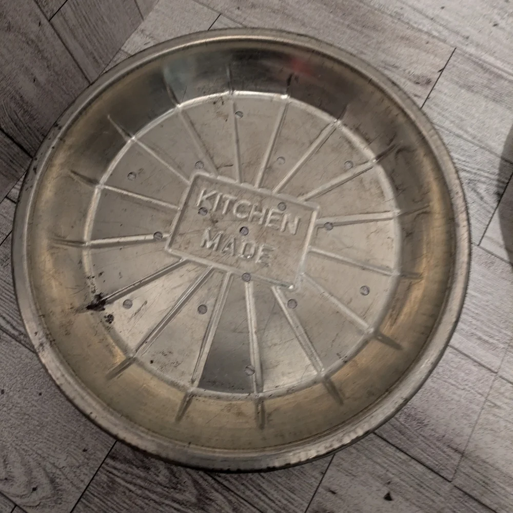 Silver Bakeware Pie Pan Kitchen Made
